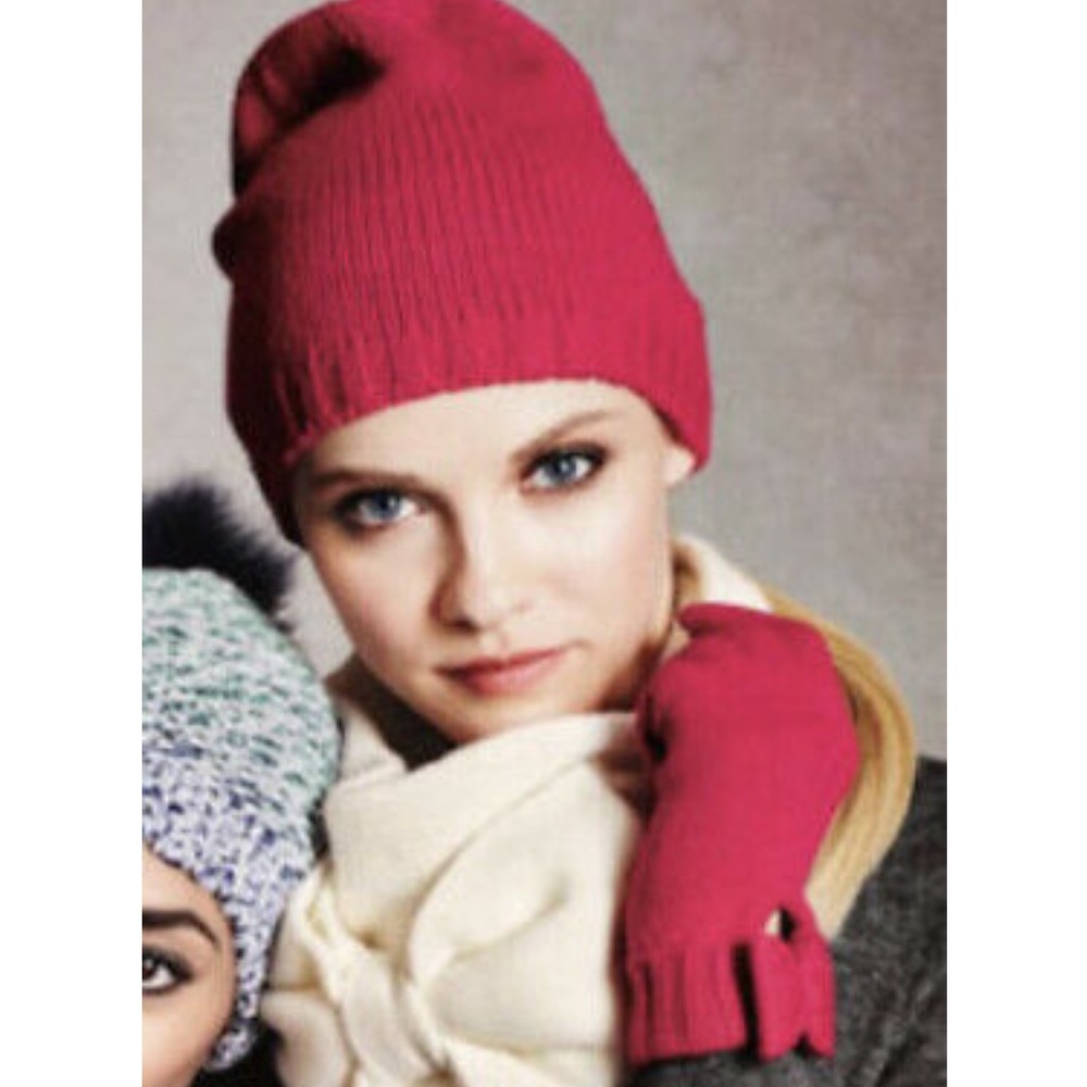 NWT- Kate Spade bow hat and gloves